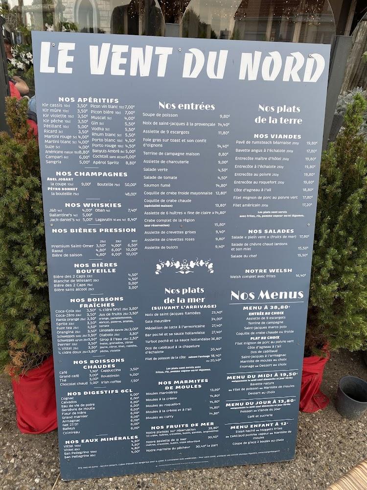 Le Vent du Nord - Menu Image 1